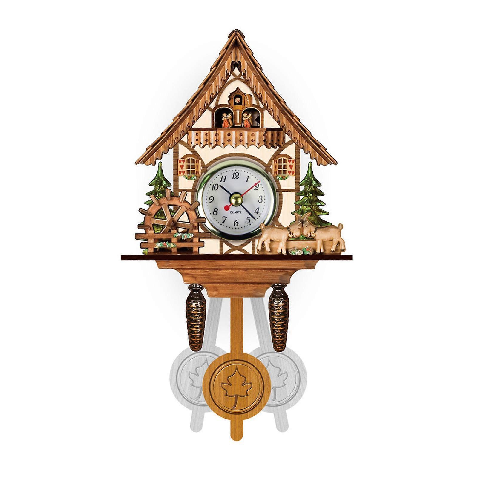 Rustic Wood Cuckoo Clock Classic