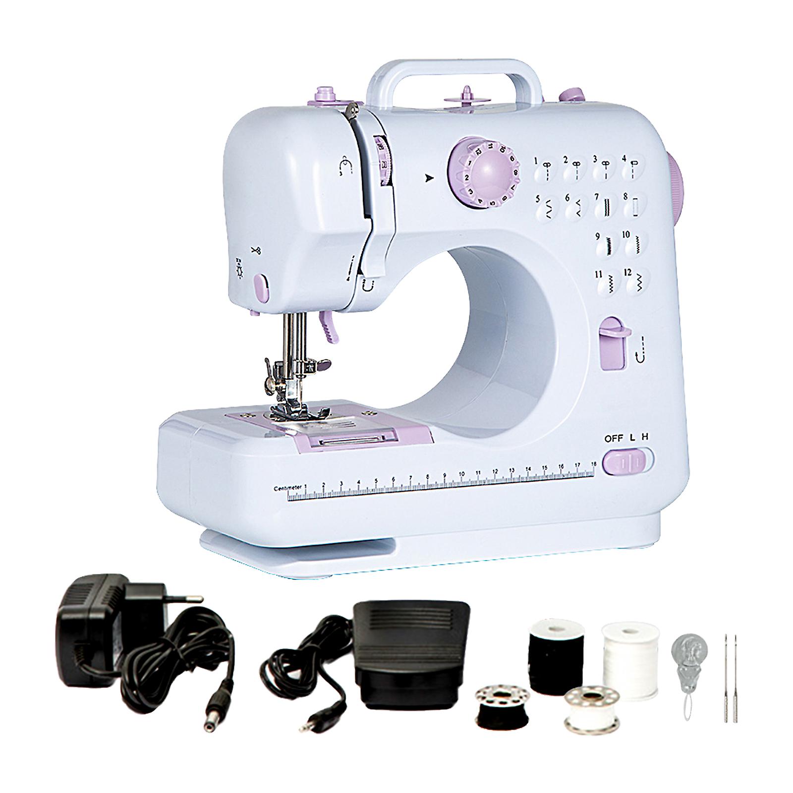 Electric Small Sewing Machine 12 Stitches Adjustable Speeds Sewing Machine