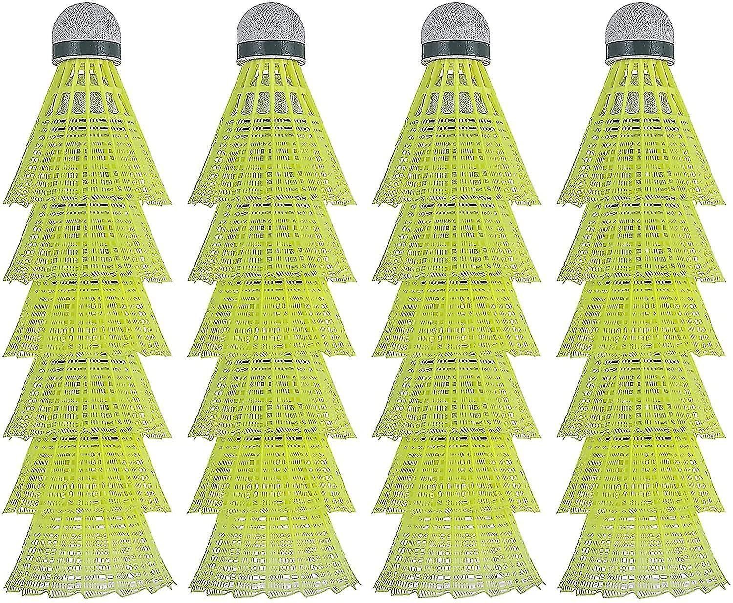 Nylon Badminton Shuttlecocks Birdies, For Badminton With Stable & Durable, Ideal Hitting Practice For Youth Players Indoor And Outdoor