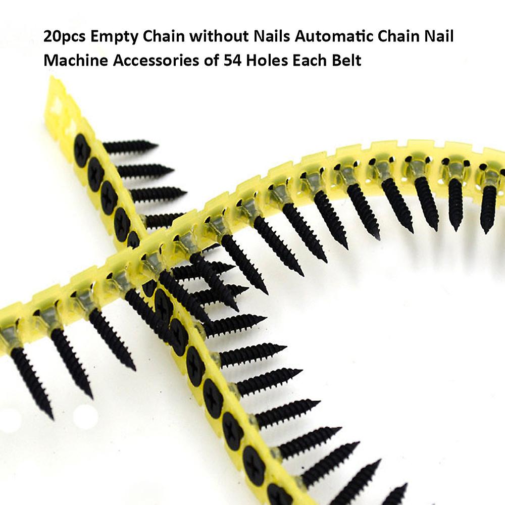 20pcs Empty Chain Without Nails Automatic Chain Nail Machine