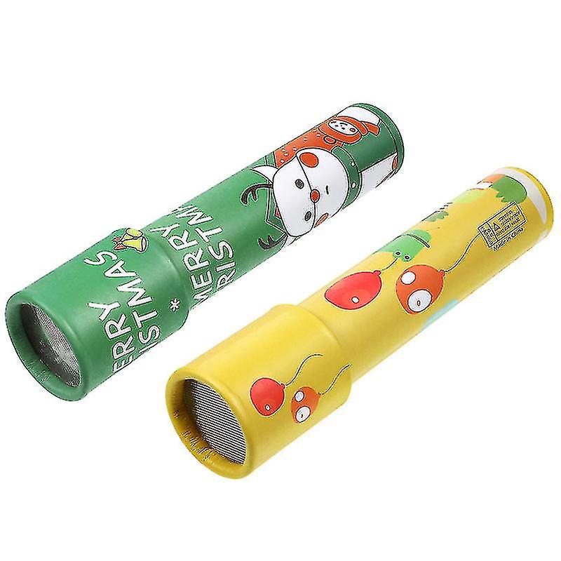 2pcs Kaleidoscope Toys Colorful Kaleidoscope Kids Gift Classic Educational Kaleidoscopes (random Pattern)