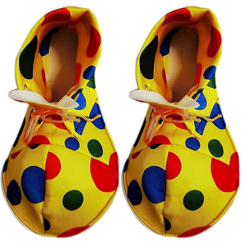 Clown Schuhe Rainbow - Bunte Kostüm-Schuhe Für Halloween Und Karneval In 3 Größen