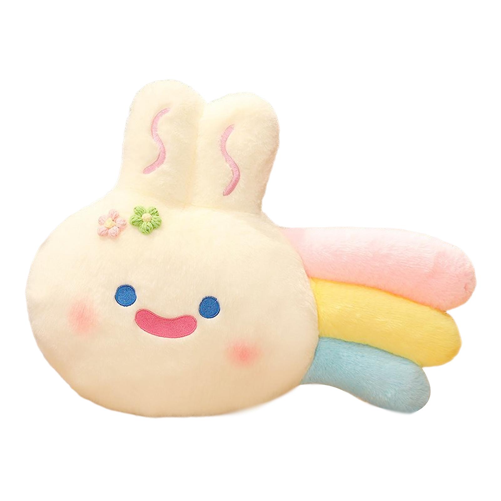 Lovely Rainbow Cat Rabbit Plush Toys Super Soft Cotton Eco-friendly Plush Toy For Baby Hugging Plush Toy