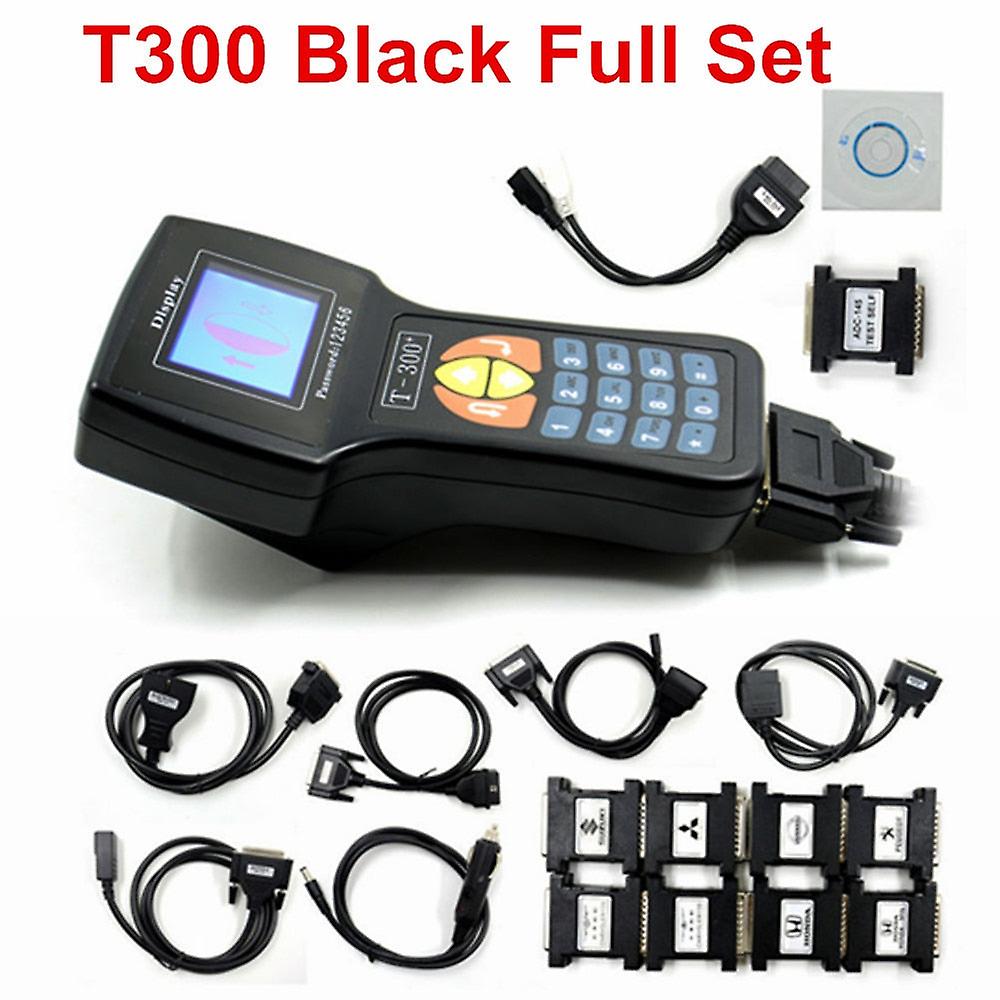Car Key Auto Key Programmer Blue/black T300 Key Code Maker Auto Key Programming Tool Usa/europ/jp Cars Spanish/english Full Set