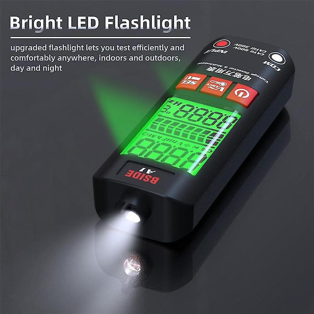 A1 Voltage Tester Detector Multimeter Kleurendisplay Contactloze Elektrische Pen Dual Range Live Wire