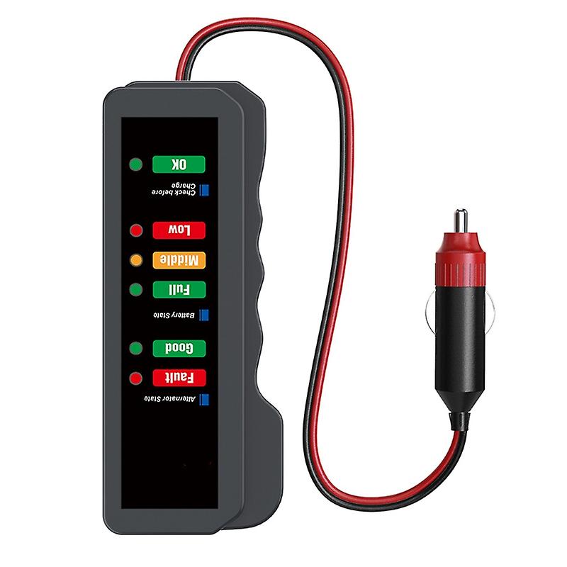Mini Car Battery Tester Automotive Load 12v Digital Analyzer Alternator Checker