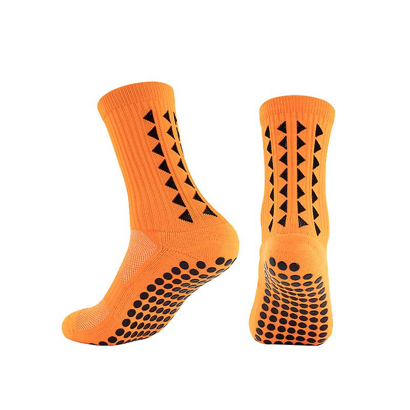 A Pair Anti Slip Soccer Socks For Athletic Running Socks Non Slip Breathable