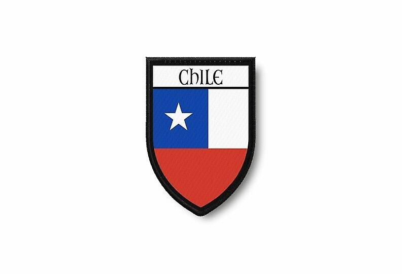 Patch Ecusson Termocollant Bord Brode Flag Prints Chilean Chile