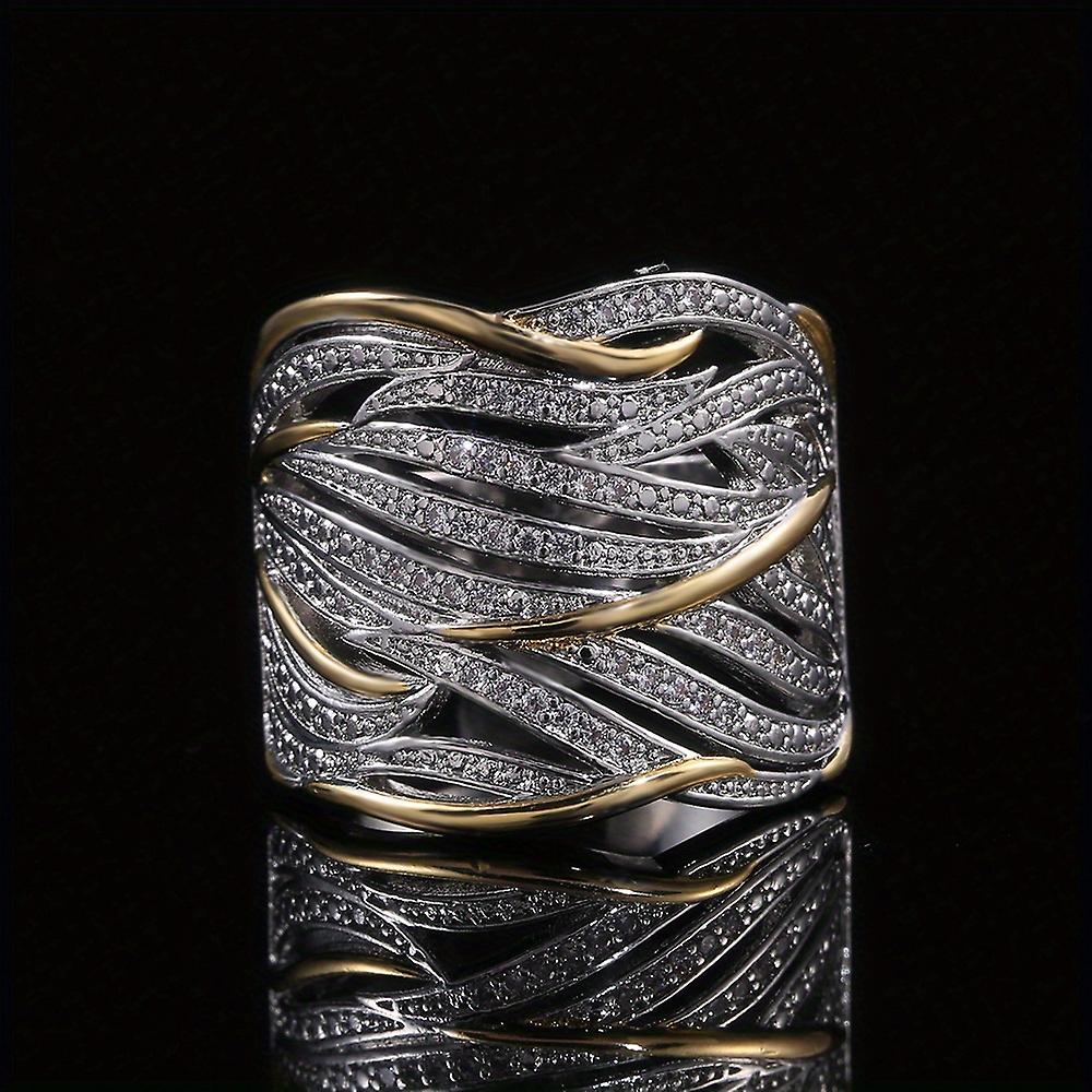Elegant 925 Silver Plated Zircon Promise Ring For Women - Perfect For Proposals Weddings And Engagements