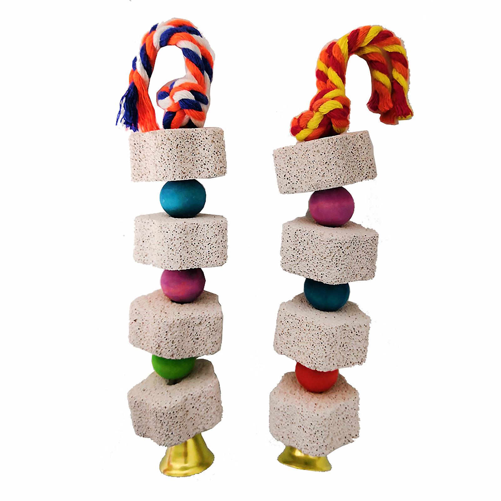 Bird Beak Parrot Chewing Toy Bird Colorful Loofah Chewing Toy For Keeping Parrot Enthusiasts Tool