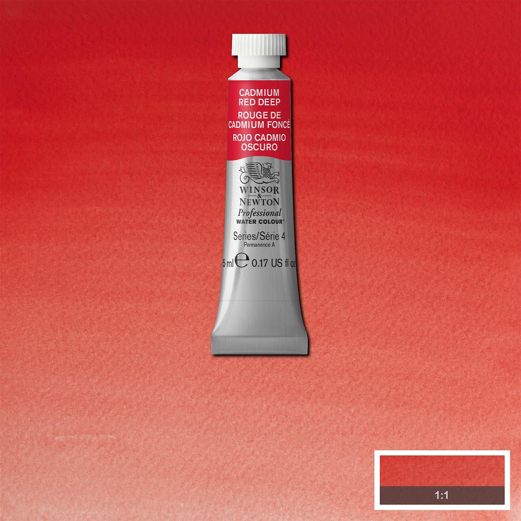 Winsor & Newton Professional Water Colour - Cadmium Red Deep - 5ml