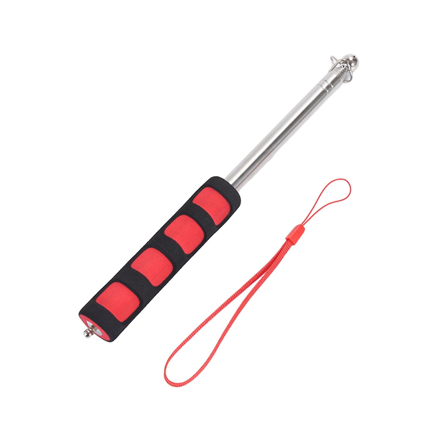 140/200cm Flag Pole with Lanyard Multi-section Non-slip Handle Comfortable Grip Teaching Pointer Sti