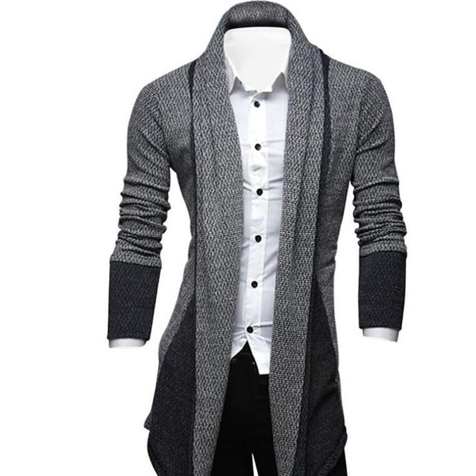 Fianao Coat Skin-friendly Loose Fit Comfortable Long Sleeves Cardigan Coat for Winter