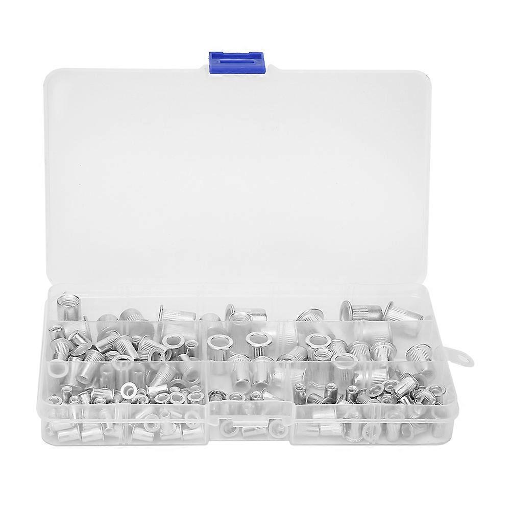 DTCY 150pcs M3 M4 M5 M6 M8 Aluminum Rivet Nut Threaded Insert Nuts Kit Hardware Fasteners