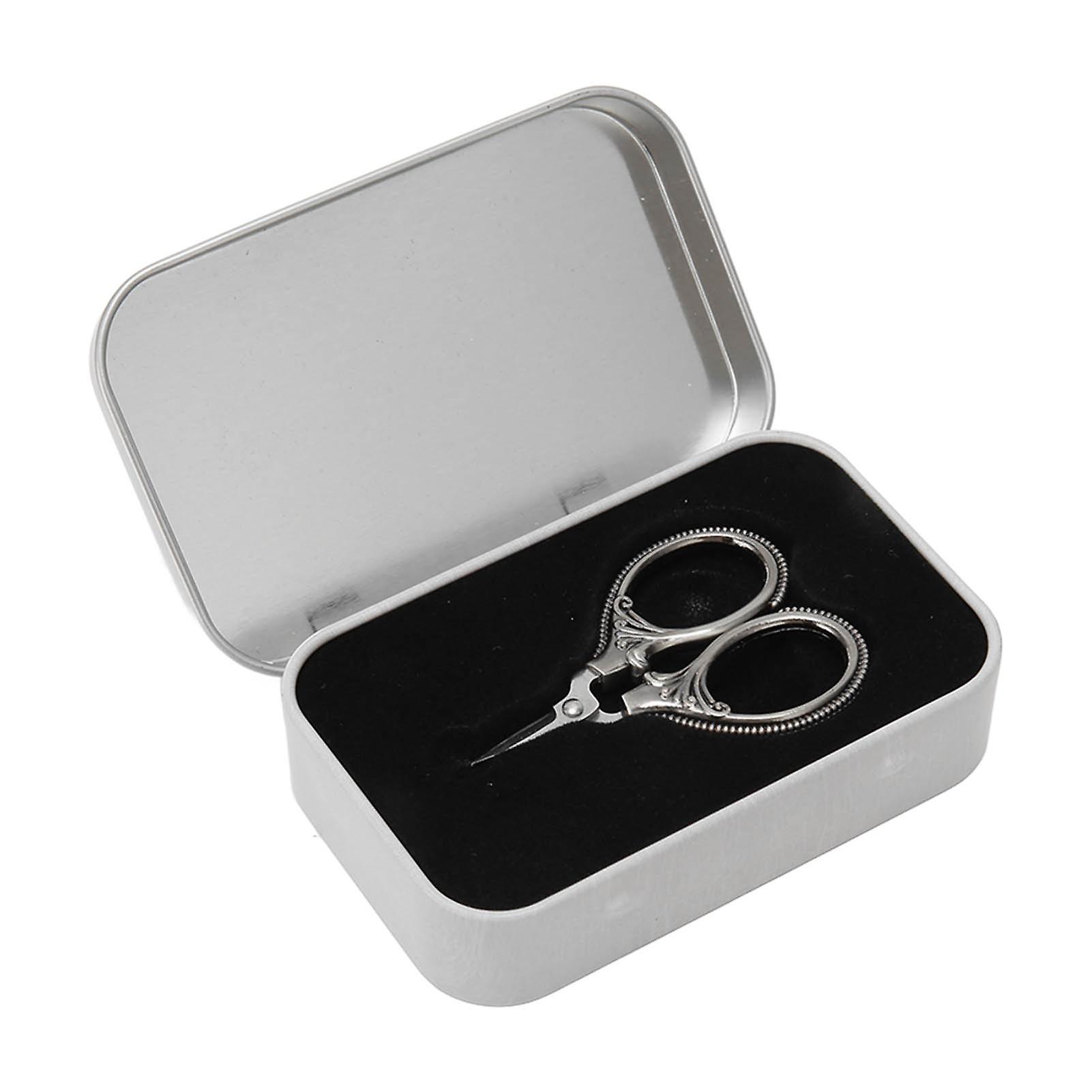 Mini Vintage Pocket Scissors: Small Stainless Steel Tool for DIY Needlework