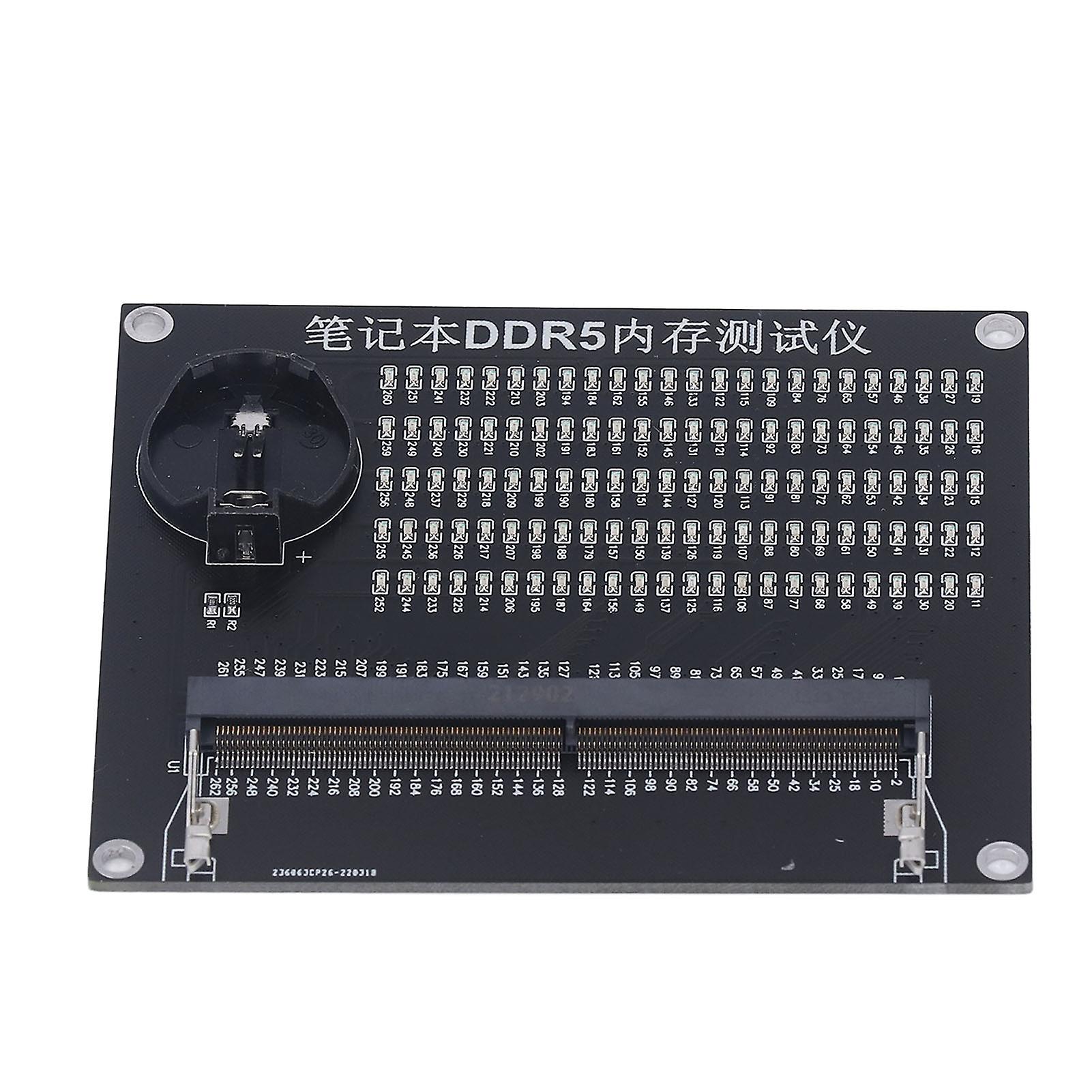 Memory Test Card Laptop Memory Test Card with LED Light Computer Motherboard Circuit Repair Detection Card (DDR5)