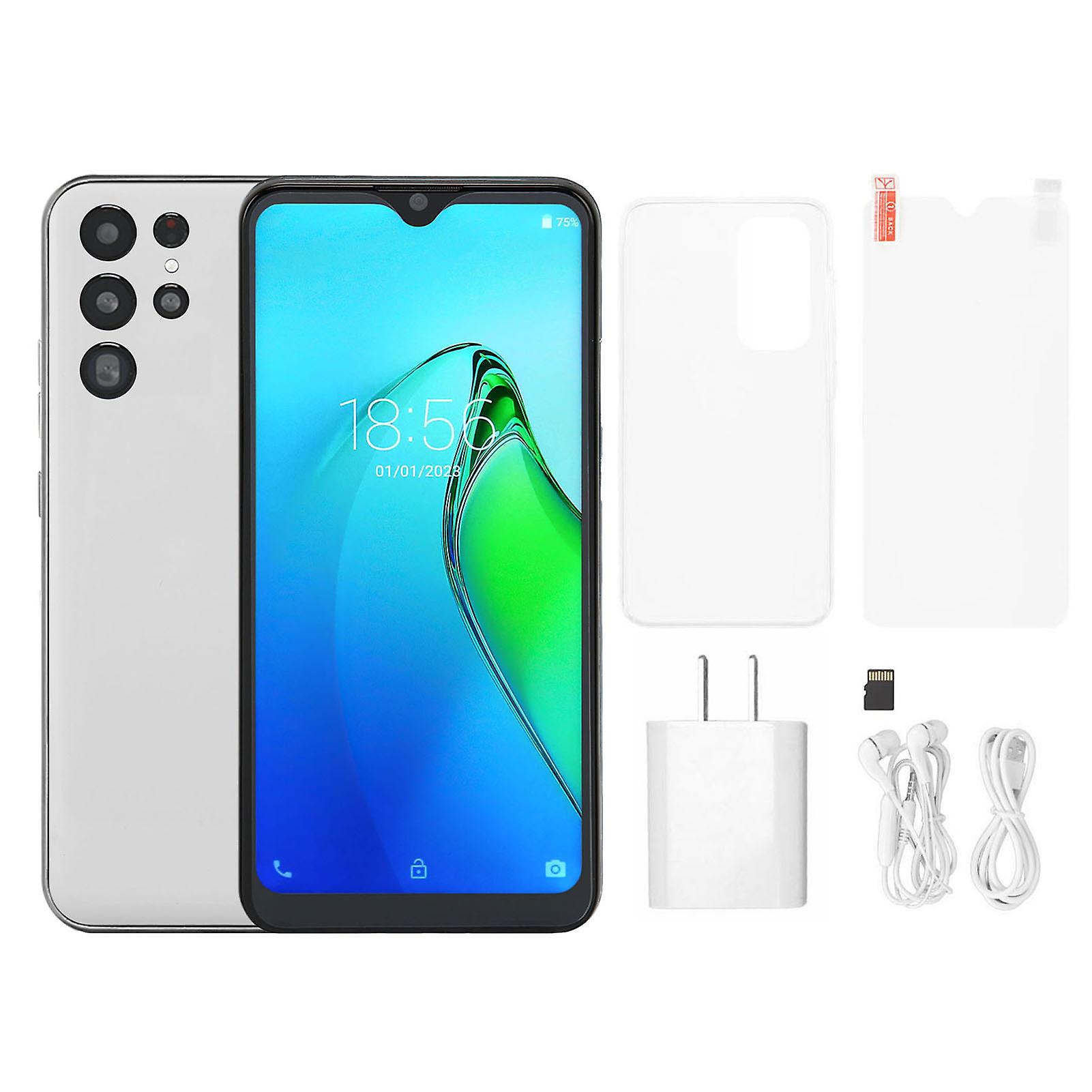 Unlocked Dual SIM 6.4" Smartphone 5200mAh, Ideal for Elderly, Students, and Kids
