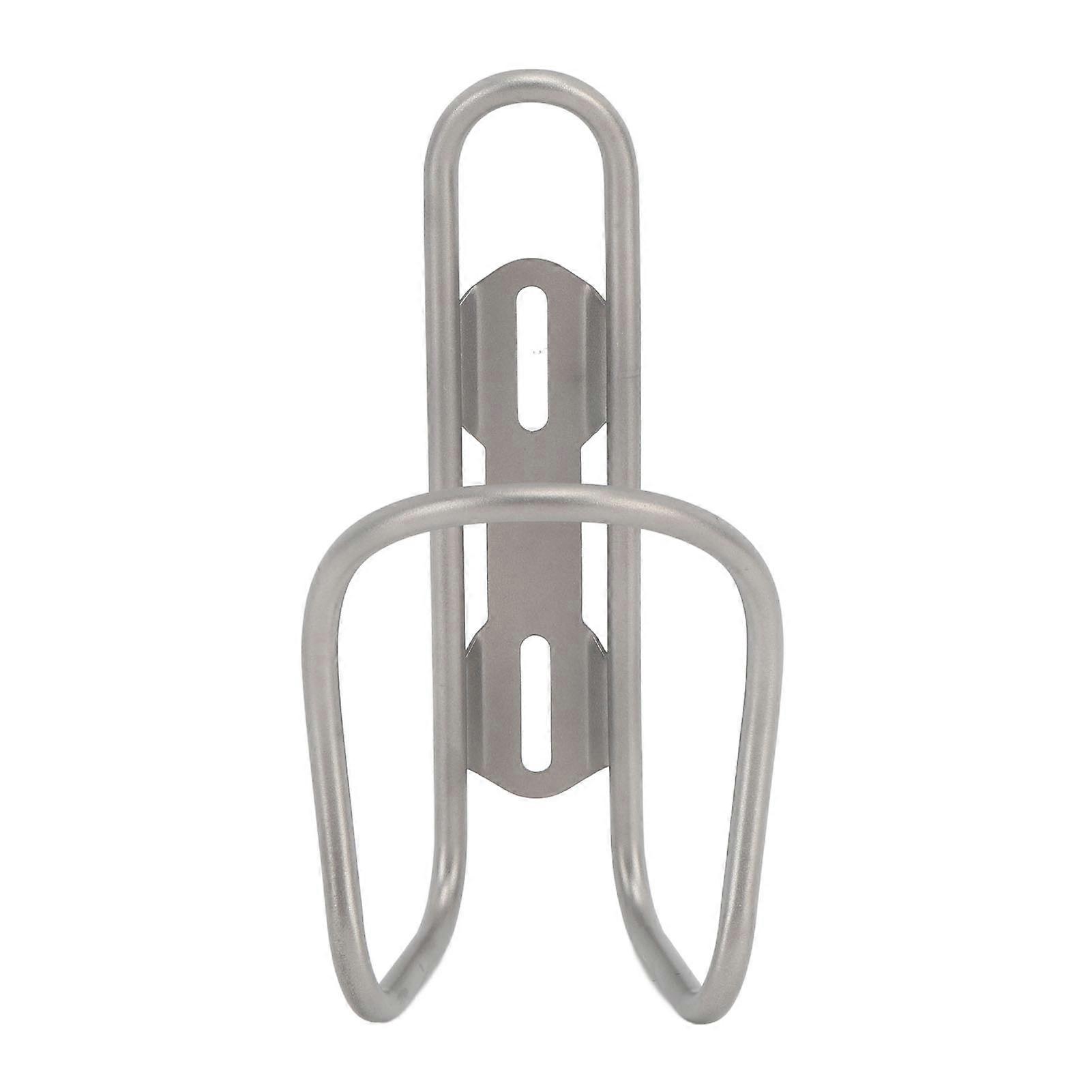 Titanium Alloy Bicycle Bottle Cage S-Shaped Simple Installation Stable Anti-Scratch Bike Accessory