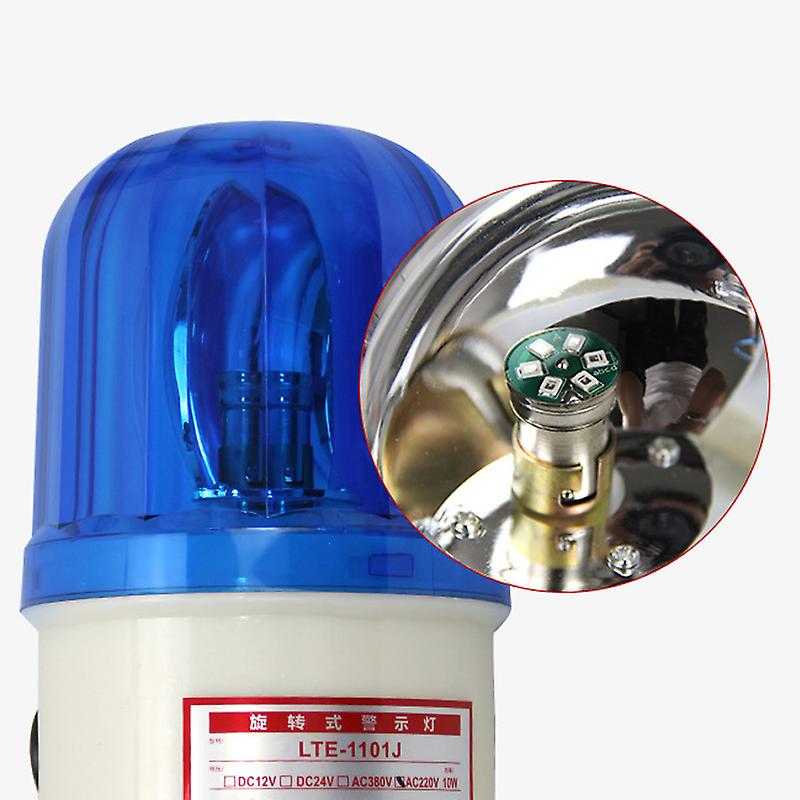 220 V sininen LED-varoitusvalo: 90 DB ääni, vedenpitävä ja pölytiivis turvahälyttimille