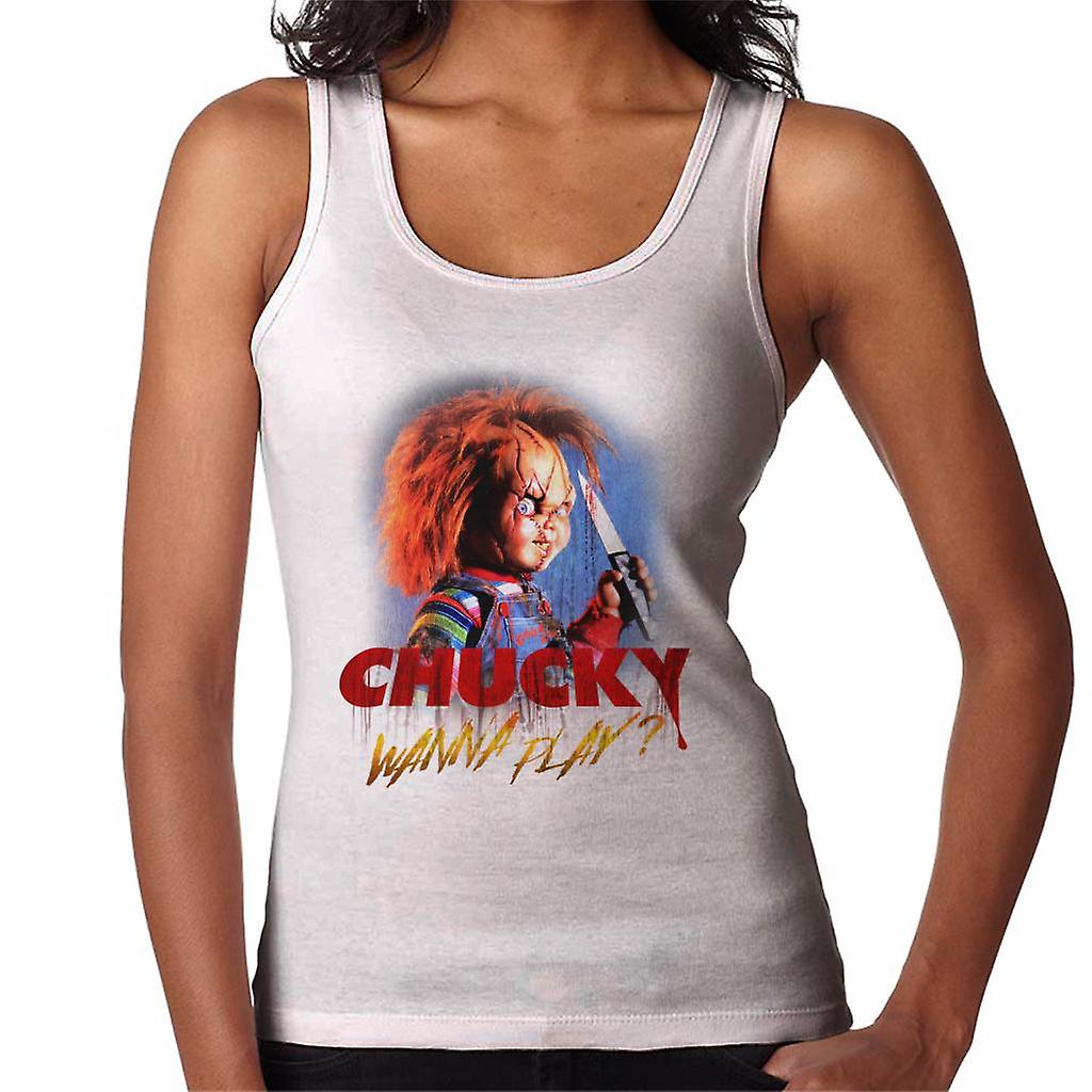 Chucky Wanna Play Crazed Face Women's Vest