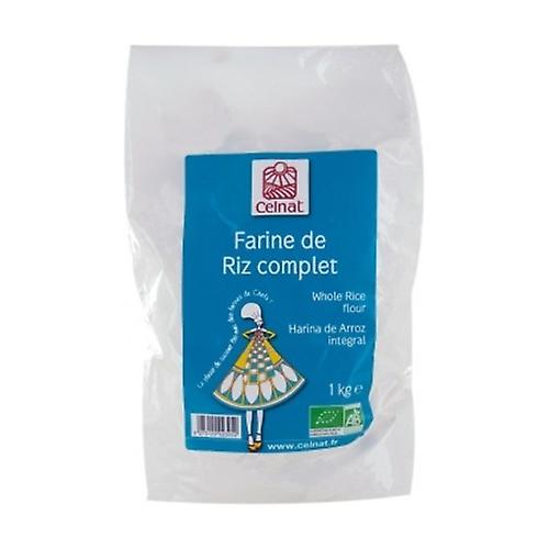 Whole rice flour 1 kg of powder