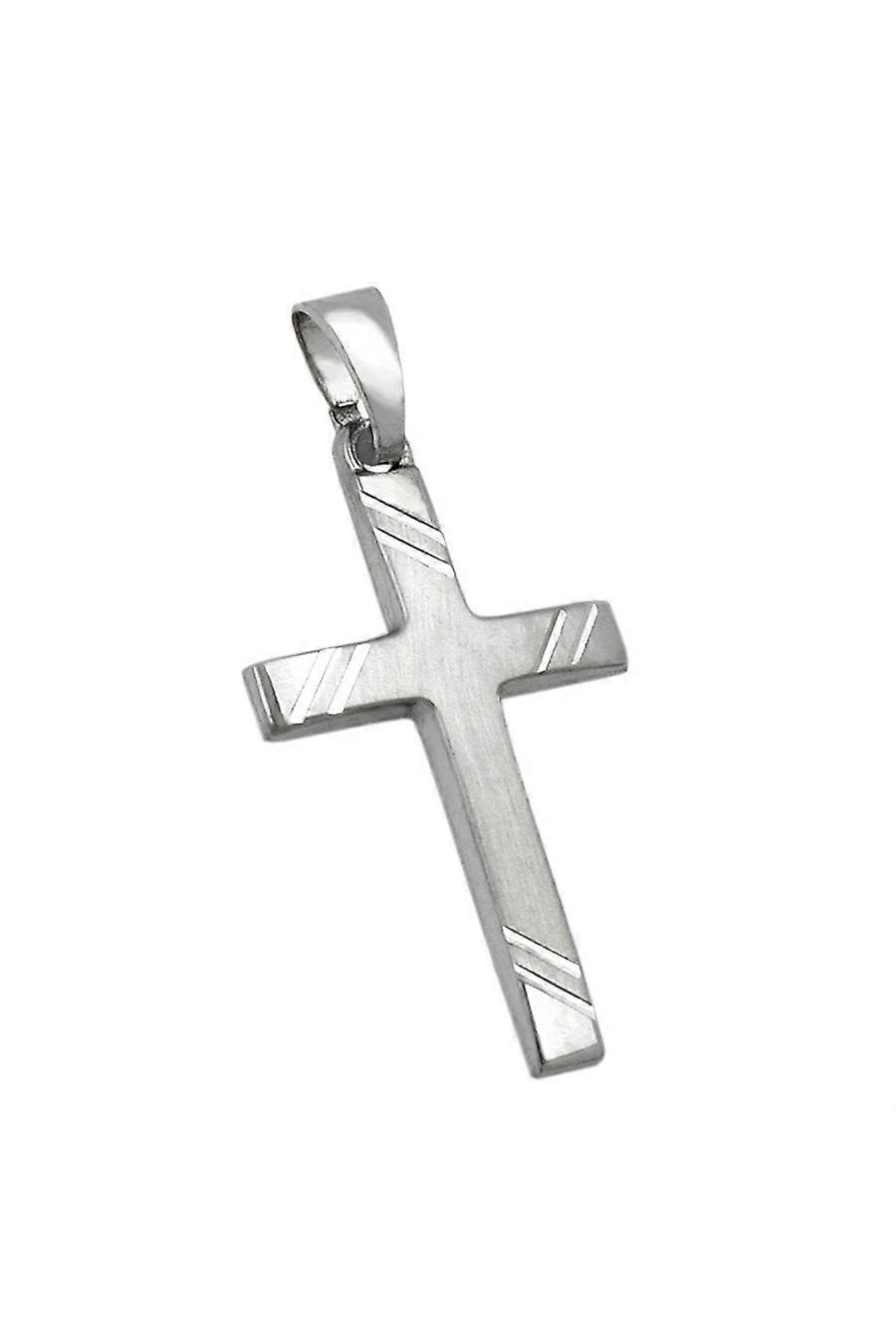 Pendant Crucifix 14k White Gold - Gl430684