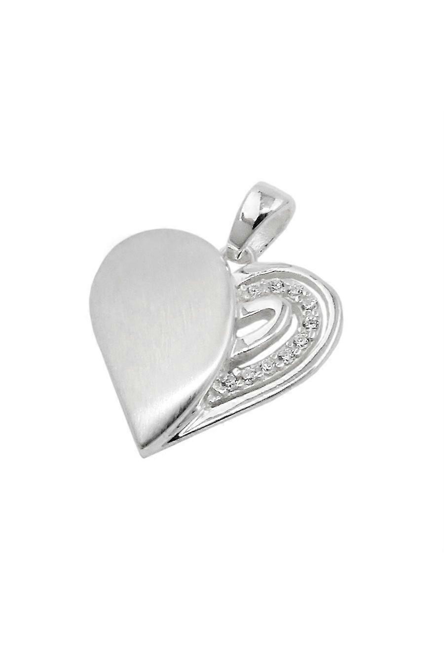 Pendant Heart With Zirconia Silver 925 - Gl93726