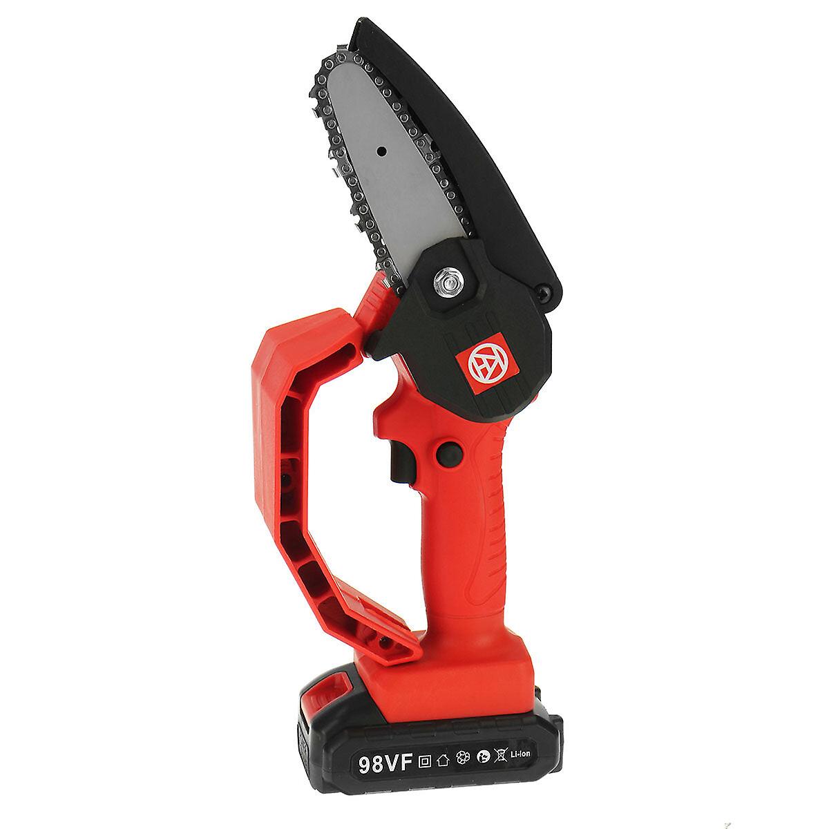 98Vf 1180w Electric Cordless One-hand Saw Chain Saw Woodworking With Guard Kit