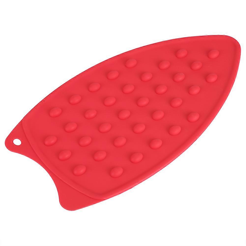 Heat Resistant Silicone Non-Slip Ironing Mat (Red)