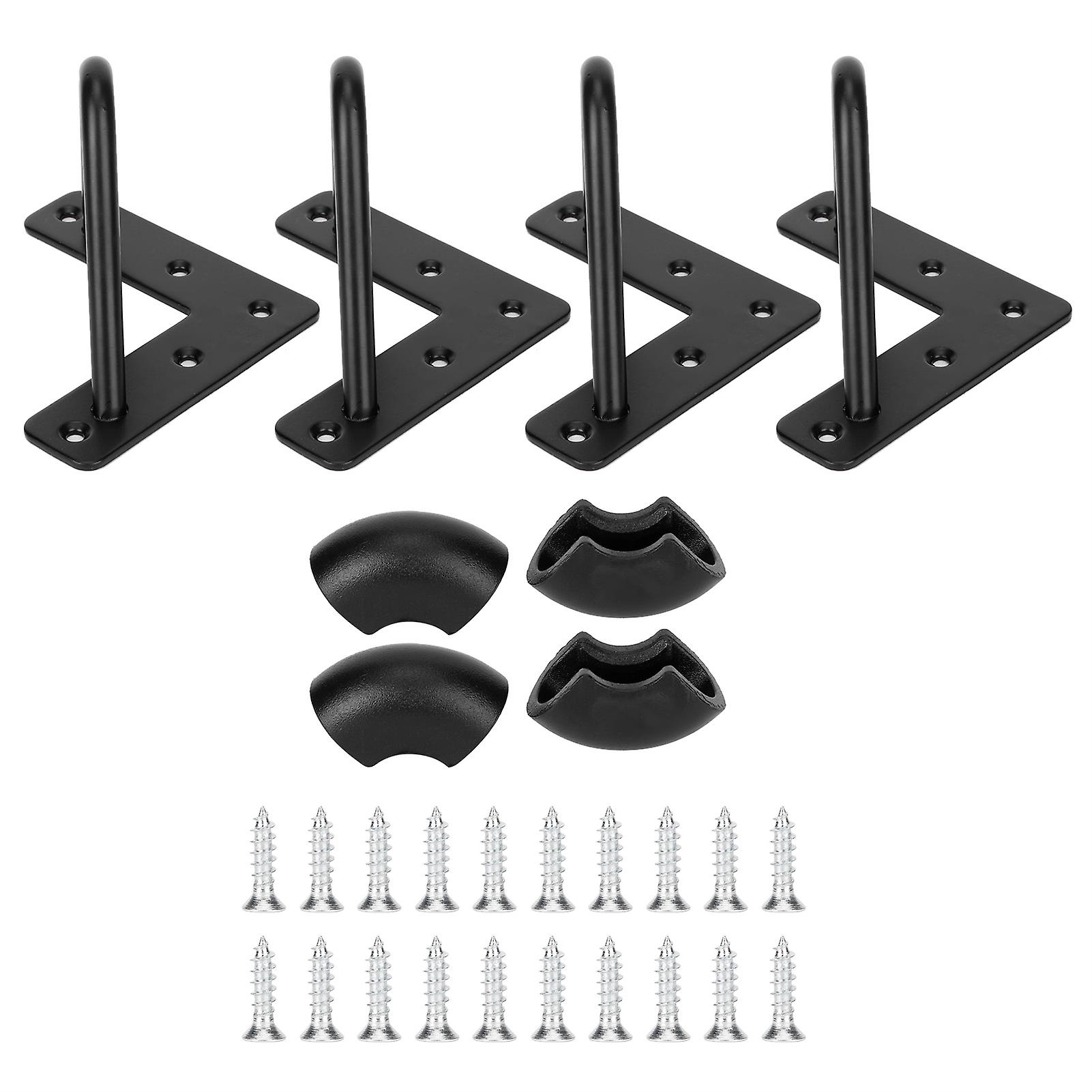 4Pcs Wrought Iron Table Leg U-Shaped Desk Support Legs Furniture Hardware AccessoriesS + Accessories
