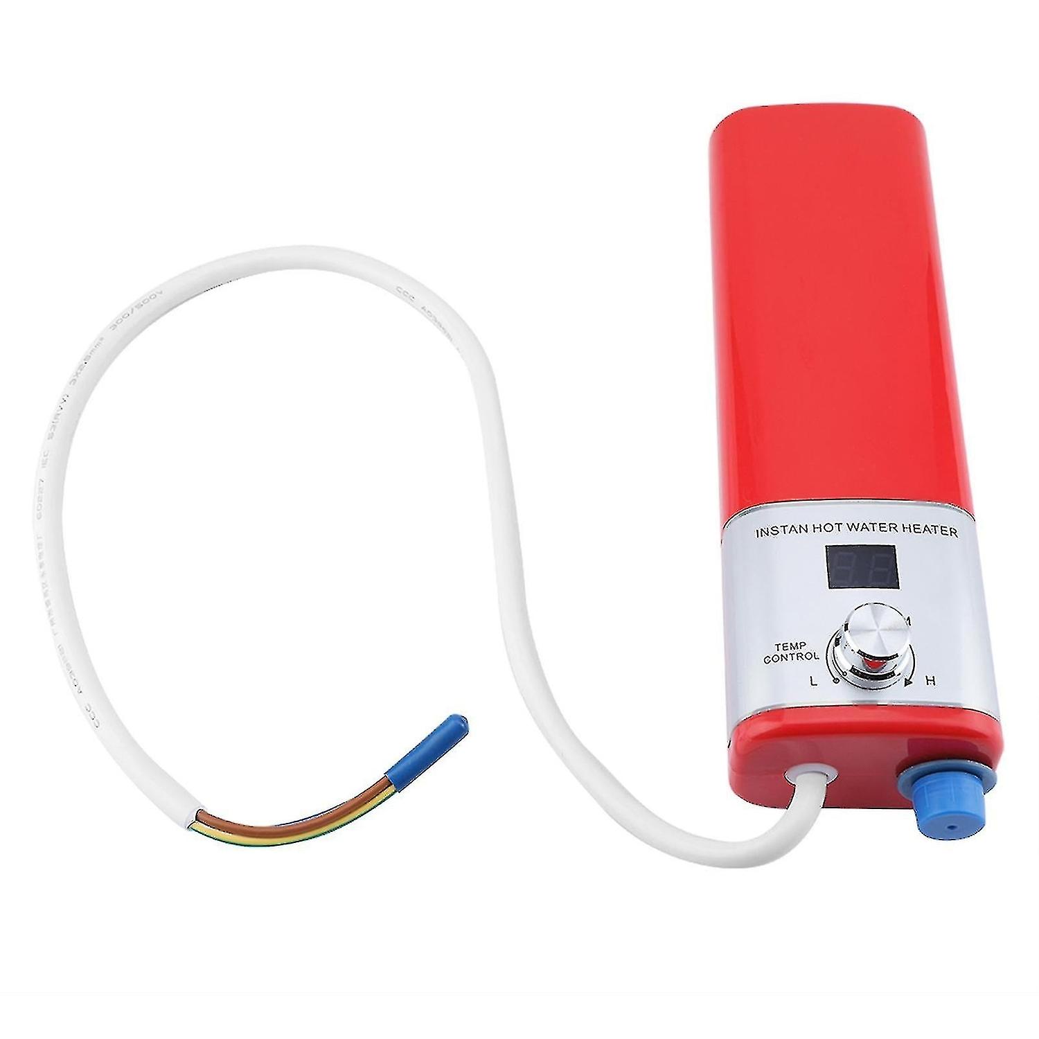 5500w 220v mini instantaneous smart water heater, easy to install, suitable for kitchen bathroom (re