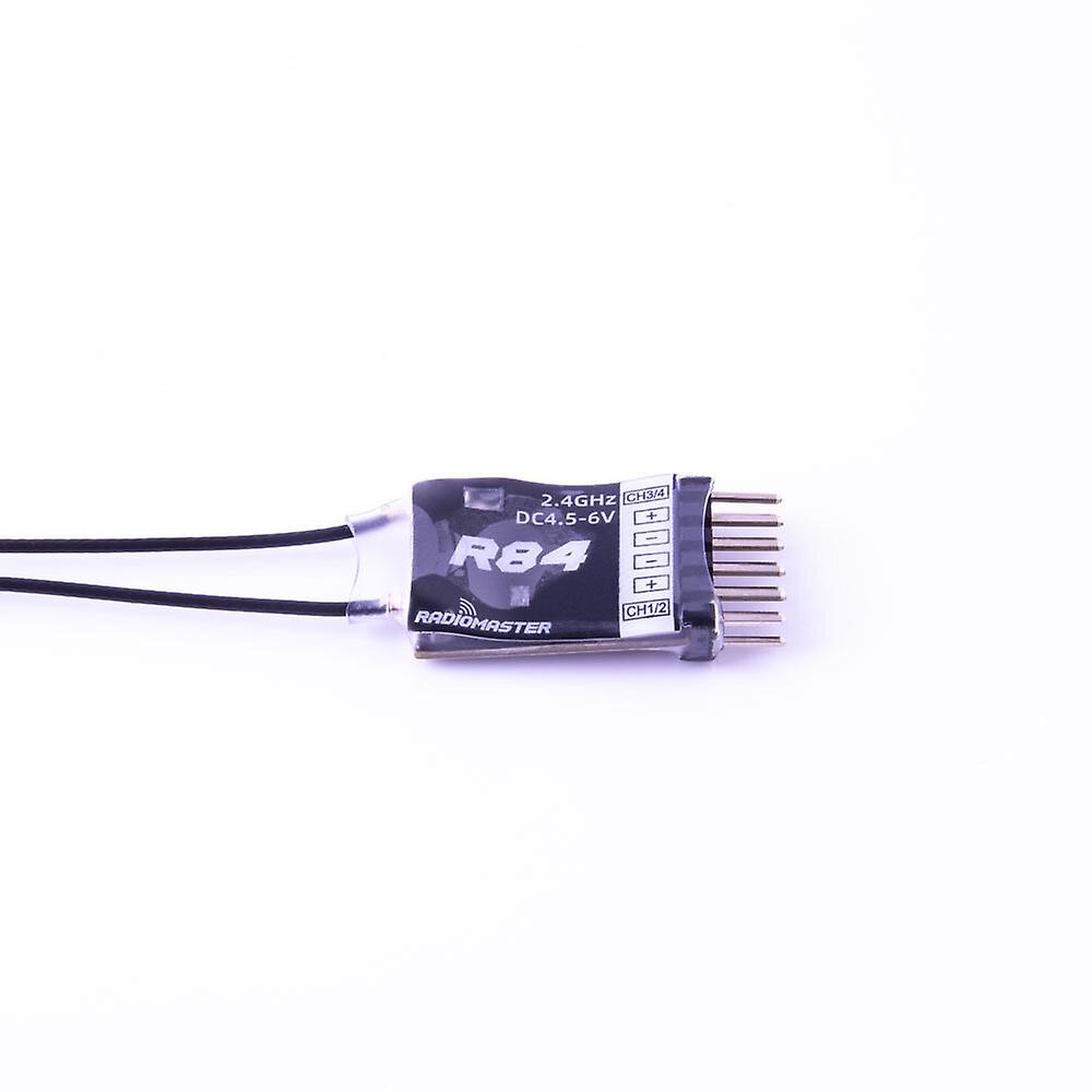 RadioMaster R84 2.4GHz 4CH Over 1KM PWM Nano Receiver Compatible FrSky D8 Support Return RSSI