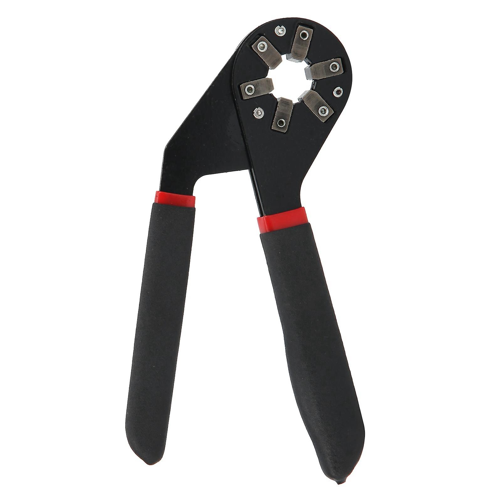 Multifunctional 6in Adjustable Outer Hex Torsion Wrench Hardware Tool