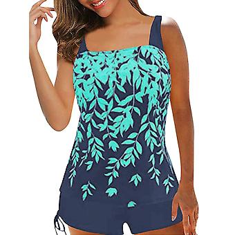 Lady Swimwear Swimsuit Tops Shorts Set Plus Size