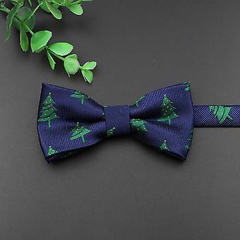 Novelty Men's Children's Christmas Bow Ties Festival Theme Parent-Child Red Blue Snowflake Santa Claus Bow Ties Family Accessories Gift
