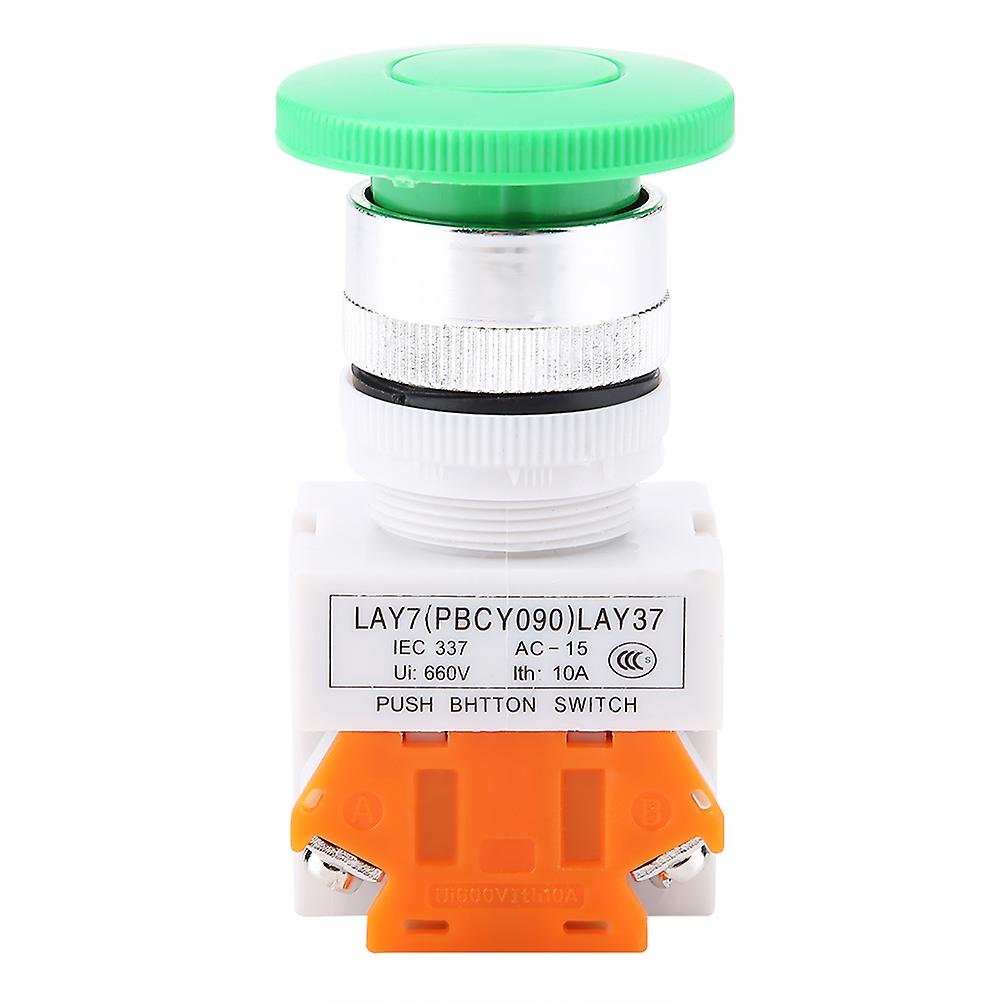 Automatic reset button switch 22mm size, momentary contact