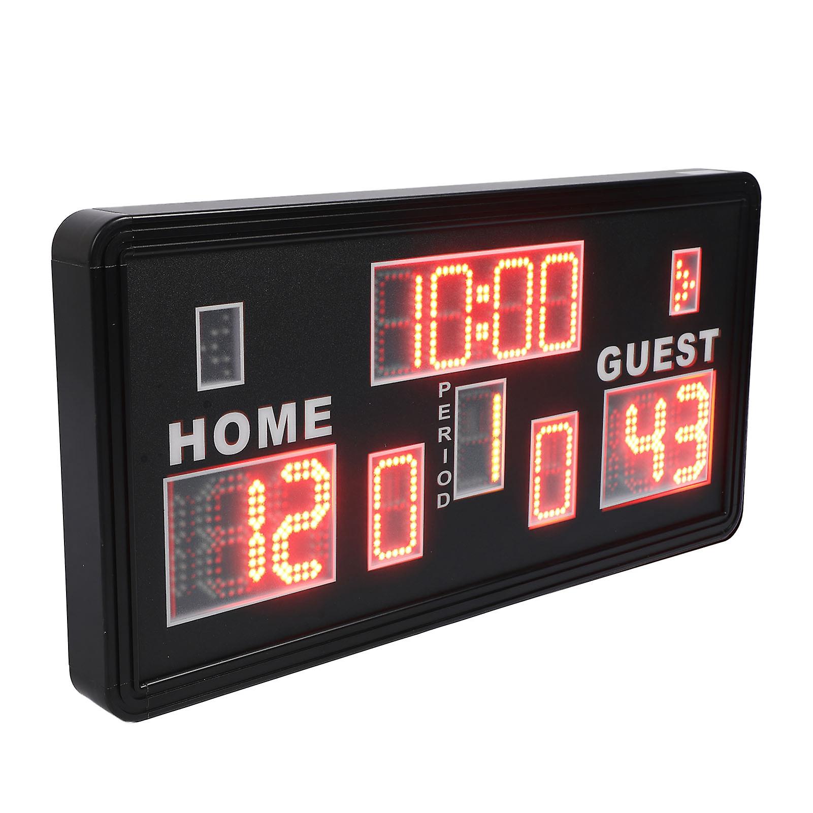 Electronic Basketball Scoreboard Timer LED Multifunctional Countdown Timer Clock Score Keeper