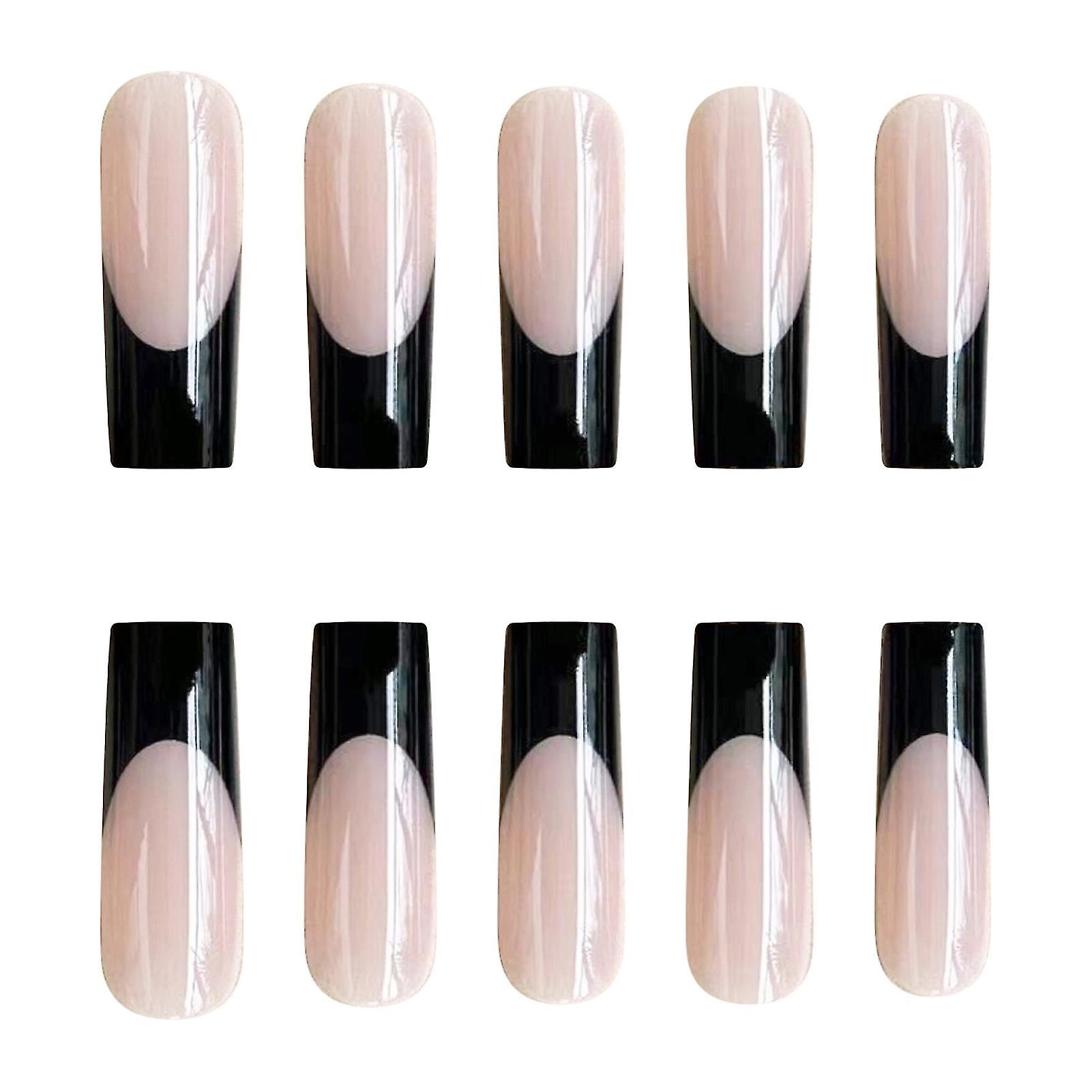 Nude Pink Long Square False Nails Super Long False Nails Nude Rectangle Nail Tips