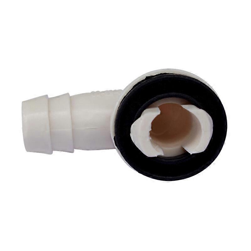 Air Conditioner Drain Hose Connector Elbow Fitting with Rubber Ring for -Split Units and AC Window Unit 3/5 Inch 10 pcs (15 Mm)
