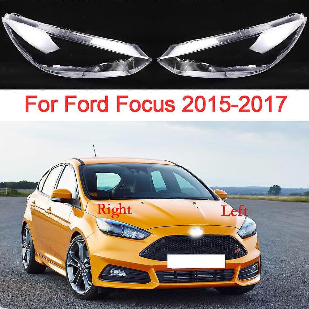 For Ford Focus 2015 2016 2017 Headlight Cover Plastic HeadLight Shell Replacement Transparent Lightshade Auto Accessoires