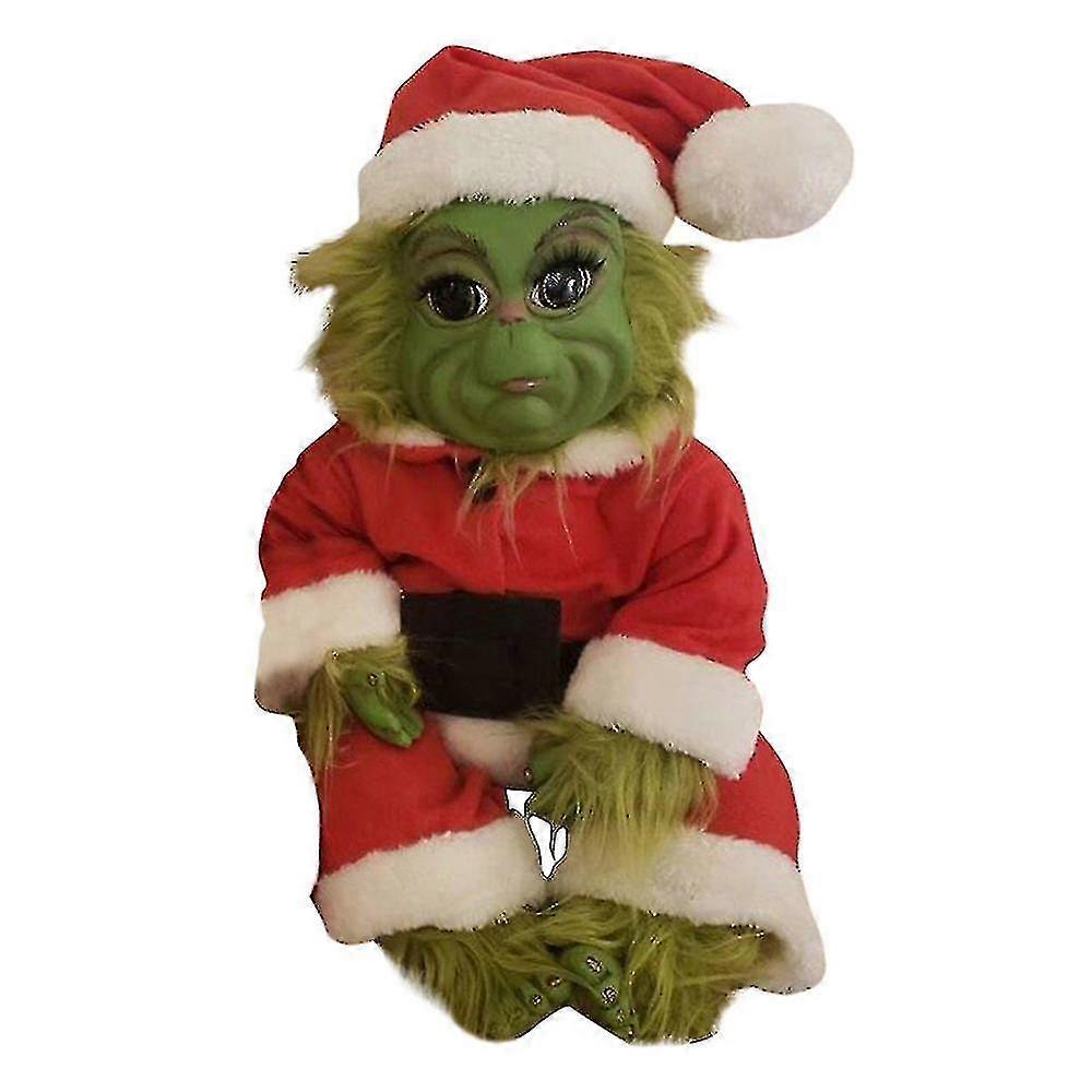 Christmas Grinch Doll Christmas Bady Stuffed Plush Toy Kid Xmas