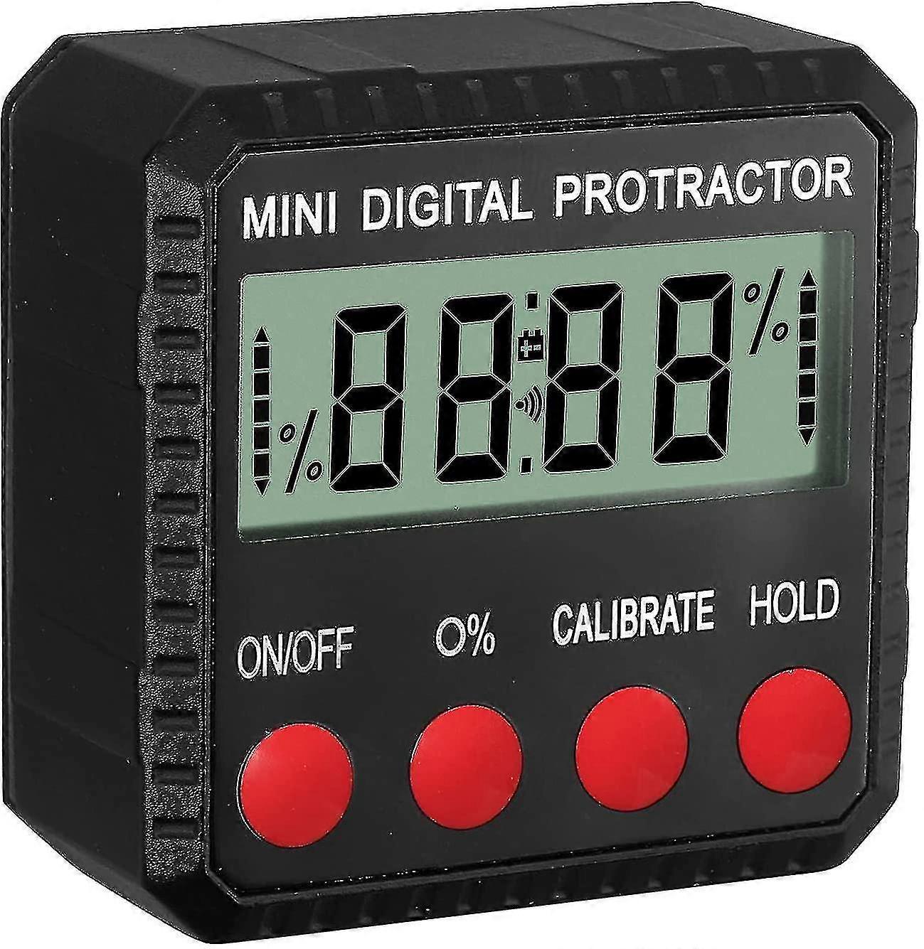 Digital Level Box, Lcd Angle Gauge Ip42 Waterproof Angle Finder Inclinometer