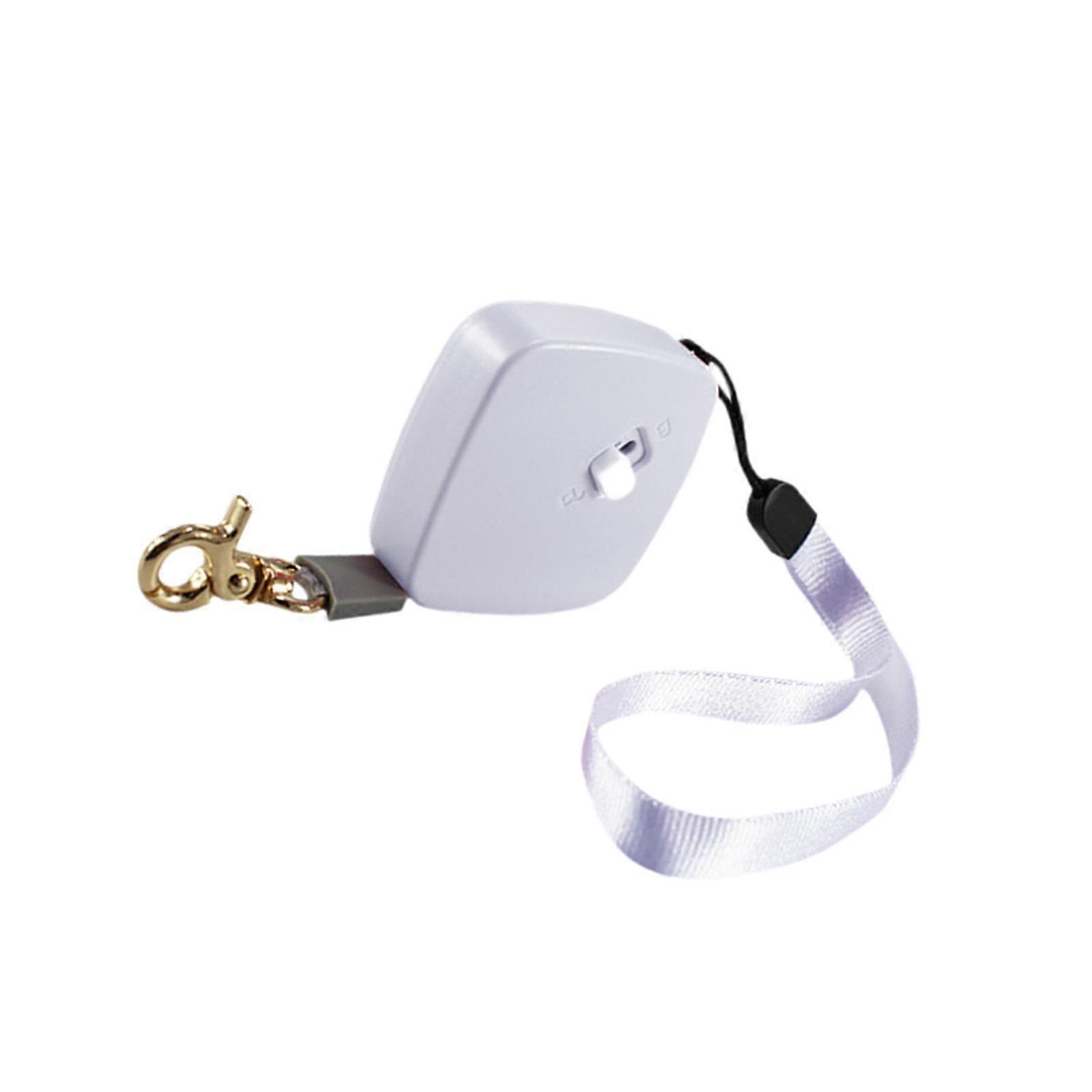 Automatic Retractable Pet Leash Pet Dog Leash for Running Playground Camping white