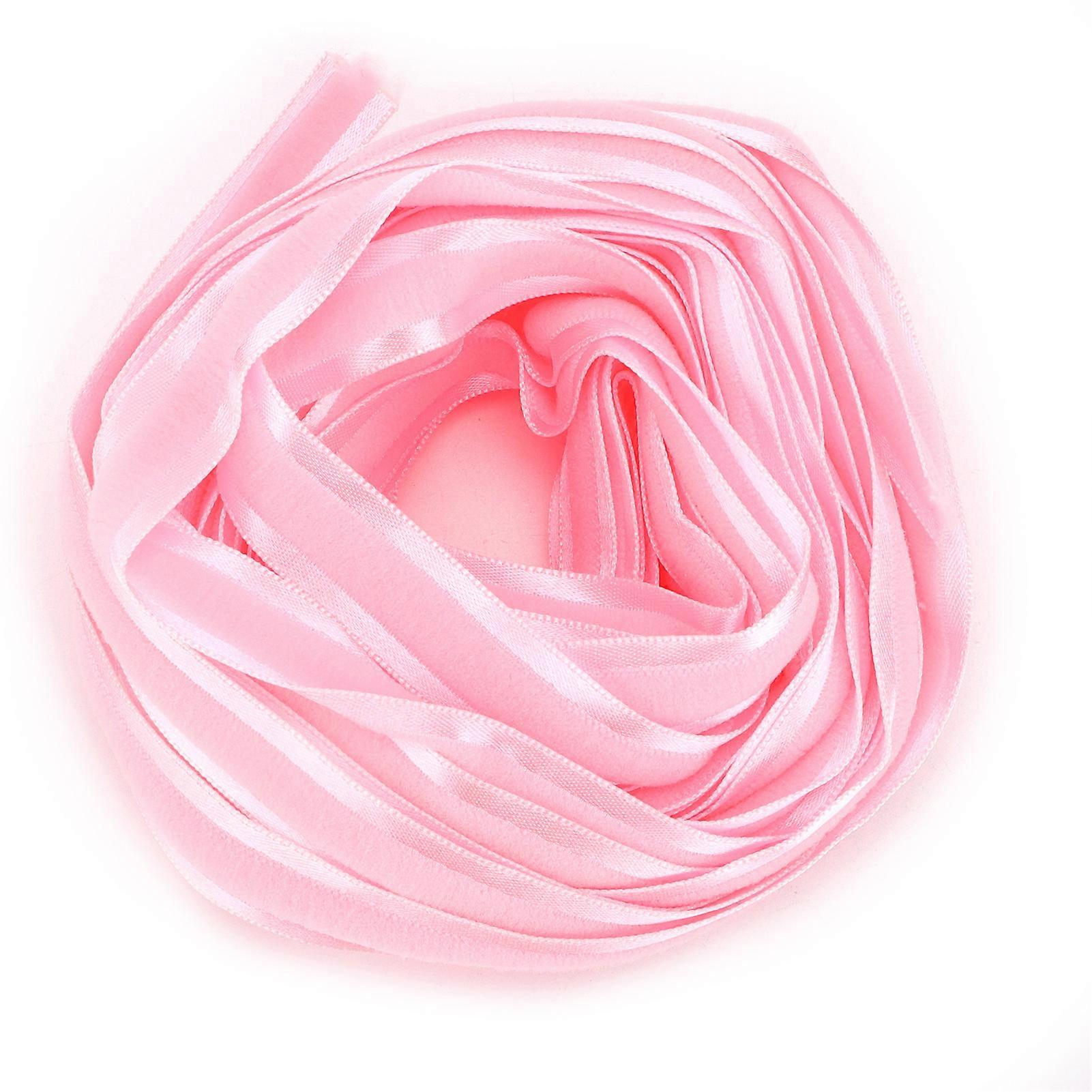 Nastri in tessuto Larghezza 0,6 pollici Lunghezza 10 iarde Flessibile Confezione regalo Riband per festa di nozze HandMade (colore rosa numero 5)