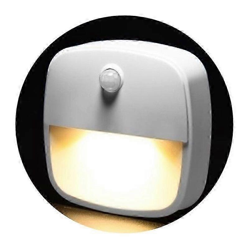 White Warm Light LED Night Lights, 5 Brightness Level Automatic Night Lamp with Twilight Sensor, Plu