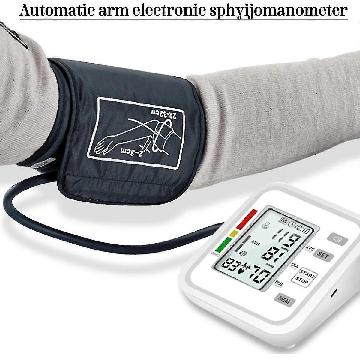 automatic wrist   pressure mon  upper large digital display bp machine