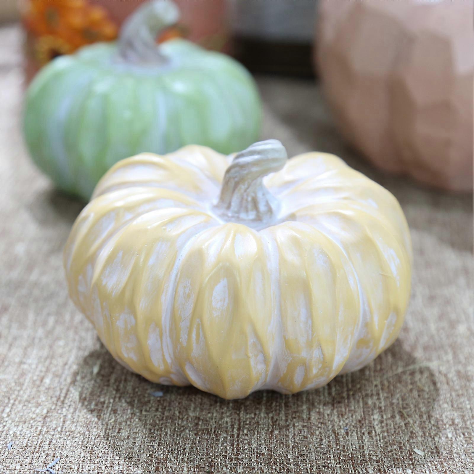 Thanksgiving Multicolored Pumpkin Decoration Tabletop Display Window Photo Props