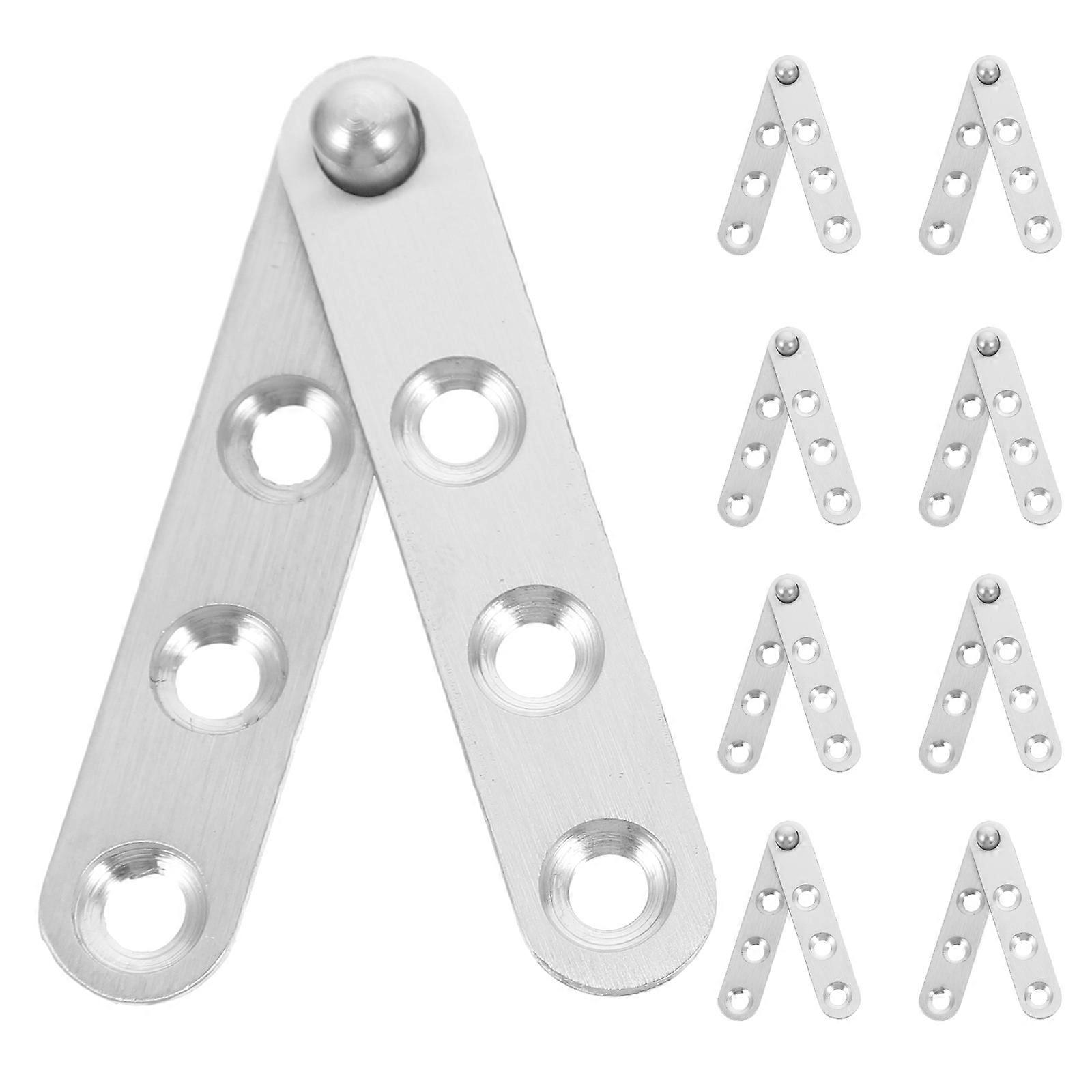 10pcs Door Hinges Rotating Hinges Door Pivot Hinge Concealing Shaft Hinges 360 Rotatable Hinges