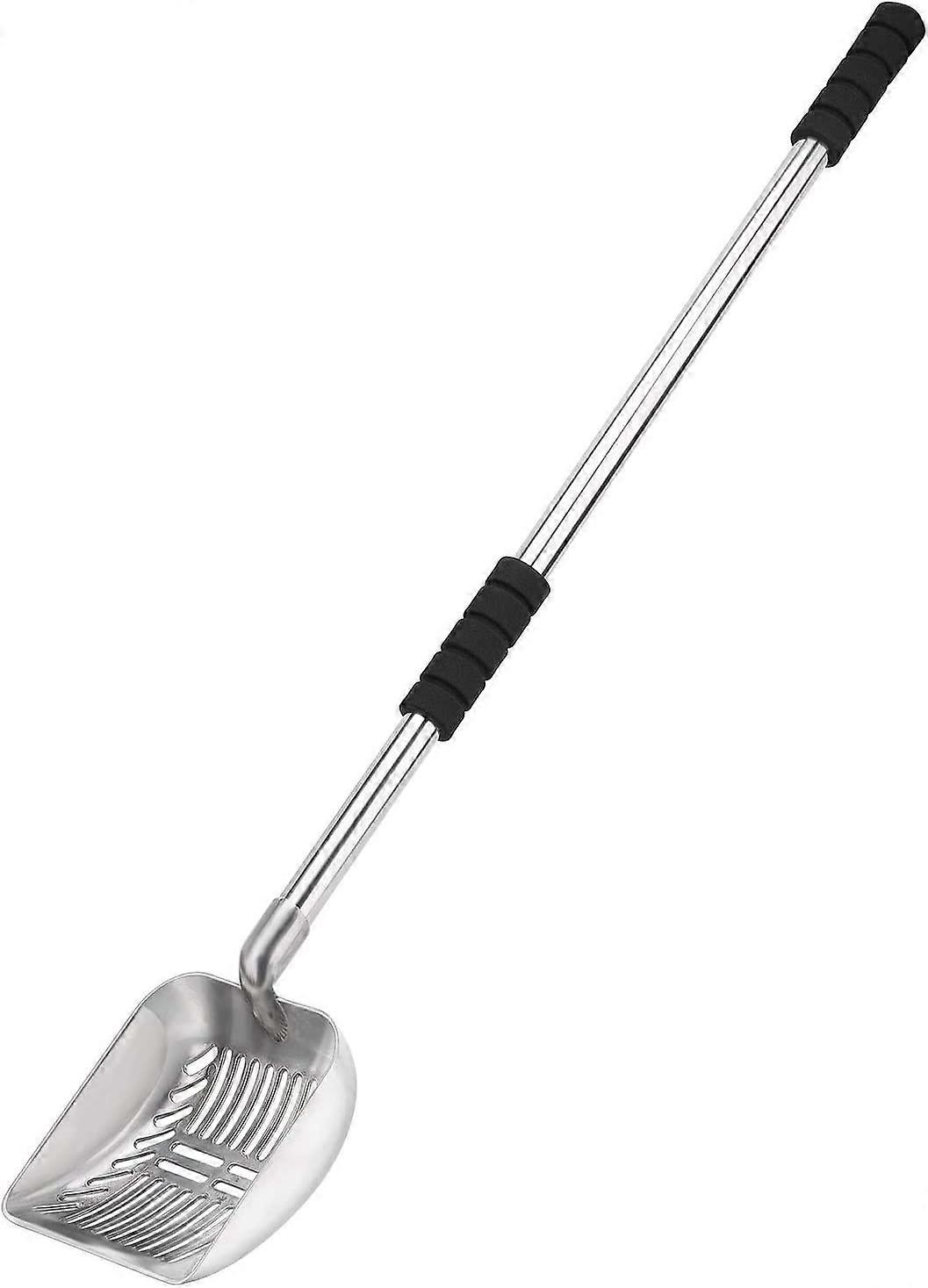 כרית קצף ידית ארוכה כף חול לחתולים ממתכת כף חול ניתנת להסרה לחתולים