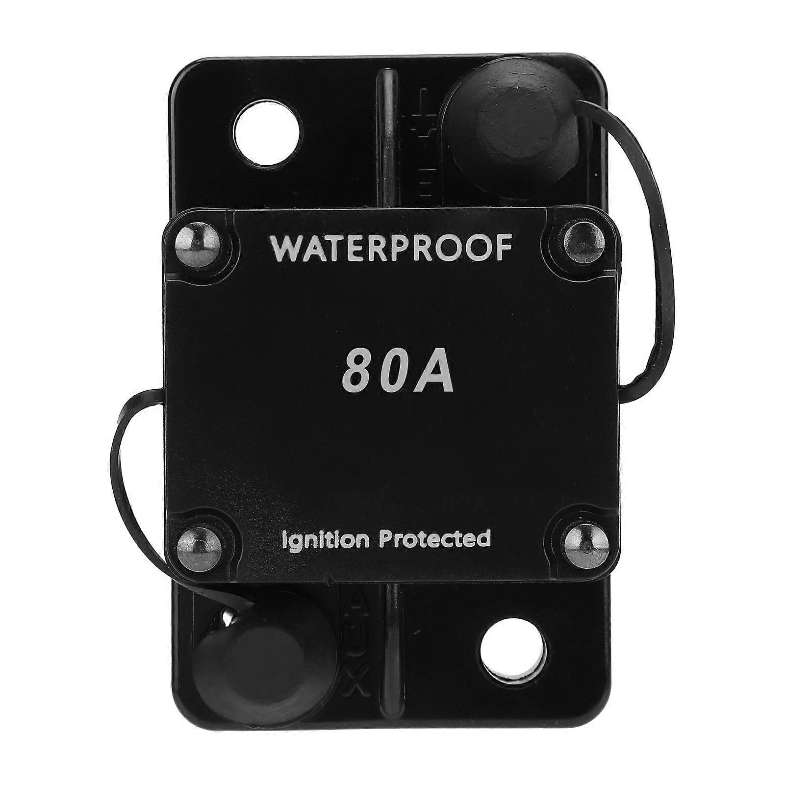 Circuit Breaker Auto Reset Fuse Holder Waterproof Automatic Switch DC12?24V HT?60880A YEMAA